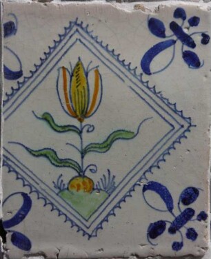 Fliese, Niederlande, 1630-1650