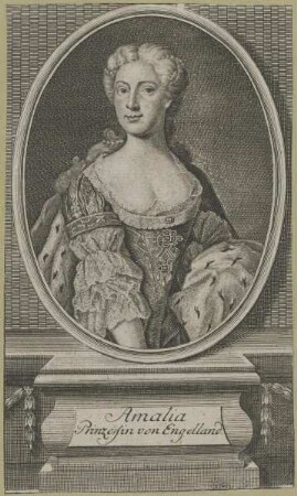 Bildnis der Amalia Sophia Eleonora von England