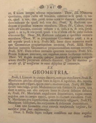 Ex geometria.