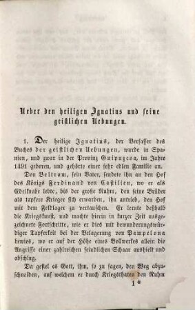Die geistlichen Uebungen des heiligen Ignatius, 2. Anleitung zu den Geistlichen Uebungen