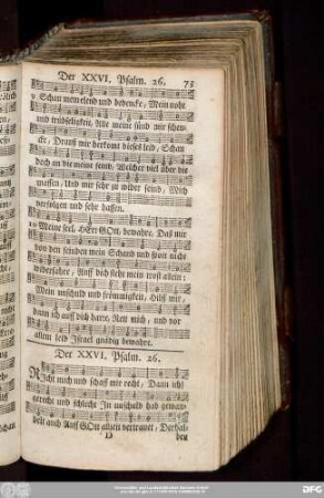 Der XXVI. Psalm. 26.