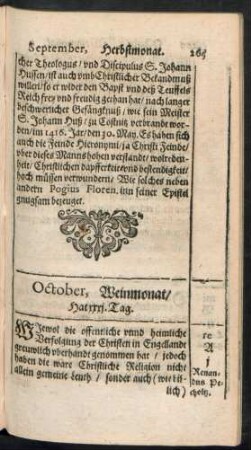 October, Weinmonat/ Hat xxxi. Tag.