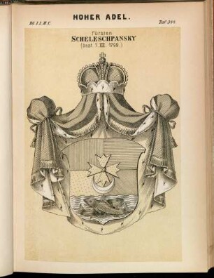 Taf. 344. Fürsten Scheleschpansky (best. 7. XII. 1799.)