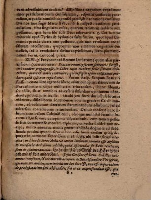 Diss. theol. de praedestinatione filiorum Dei ad vitam aeternam