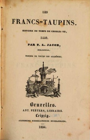 Les francs-taupins : Histoire du temps de Charles VII, 1440, 2