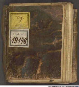 Regula S. Augustini [u.a.] - BSB Clm 19146