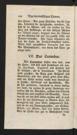 102-103, VII. Das Kaninchen