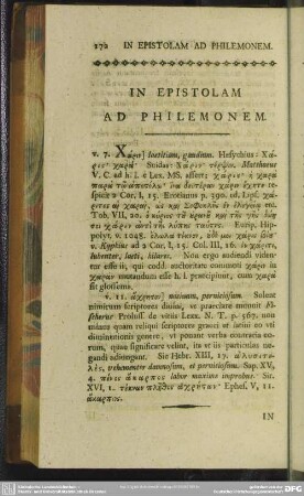 In Epistolam Ad Philemonem