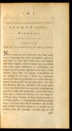 Sermon XXXVI. Penances
