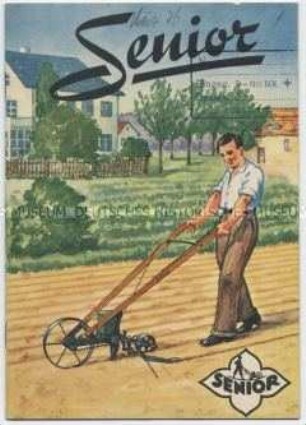 Katalog über Hacken, Hackpflüge und Sämaschinen