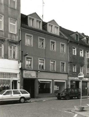 Meißen-Altstadt, Theaterplatz 4. Wohnhaus mit Laden (1801/1850)