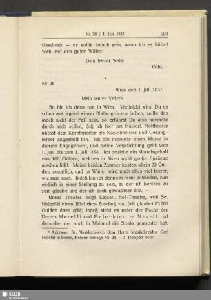 Nr 26. Wien den 1. Juli 1837
