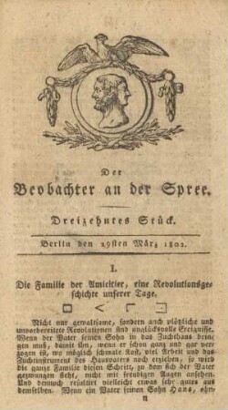 13. Stueck, 29. Maerz 1802