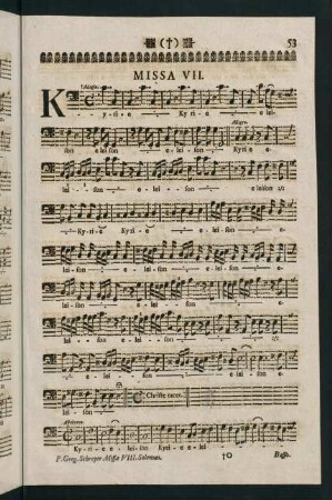 53-61, Missa VII.