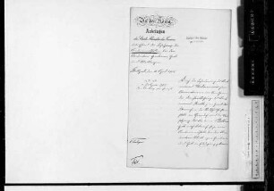 Stellen und Personal (1905-1907)