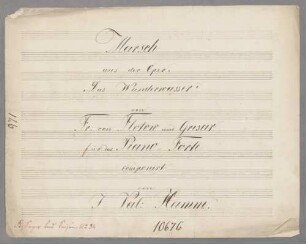 Marches, C-Dur, pf - BSB Mus.Schott.Ha 11378-2