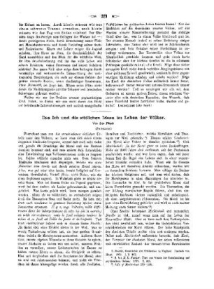 Das Ich und die sittlichen Ideen im Leben der Völker : (Fortsetzung)