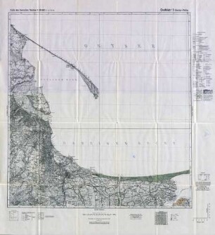 Reichskarte: Großblatt 13 Danzig-Putzig