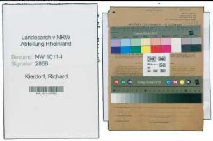 Entnazifizierung Richard Kierdorf , geb. 21.11.1893 (Steuerhelfer)