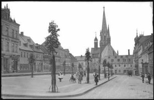 Burgstädt. Marktplatz