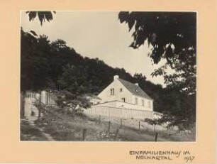 Haus Schlemmer, Heidelberg-Ziegelhausen: Ansicht vom Tal
