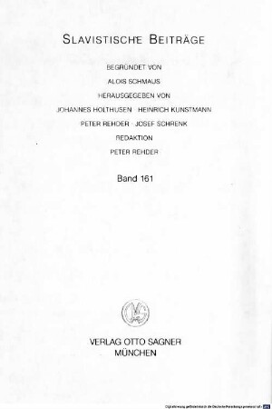 Utopisches Denken bei V. Chlebnikov