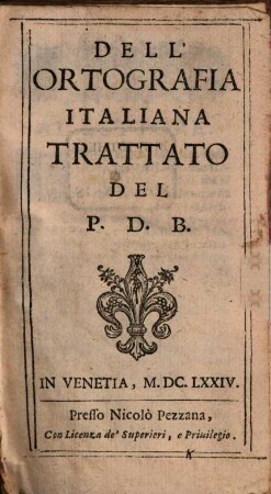 Dell'Ortografia Italiana Trattato