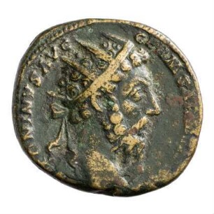 Münze, Dupondius, Dezember 176 - Herbst 177 n. Chr.