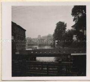 Blick auf die Regnitz in Bamberg