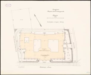 Oberverwaltungsgericht, Berlin-Charlottenburg: Lageplan 1:500