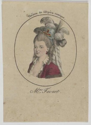 Bildnis der Marie Justine Benoîte Favart