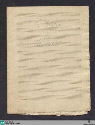 6 Waltzes - Don Mus.Ms. 2645 : winds