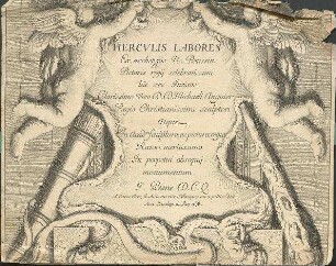 Frontispiz: Herculis Labores