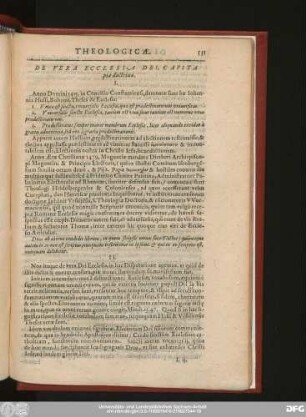 De Vera Ecclesia Dei, Capita piae doctrinae.