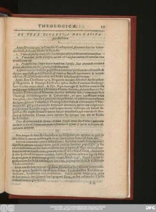 De Vera Ecclesia Dei, Capita piae doctrinae.