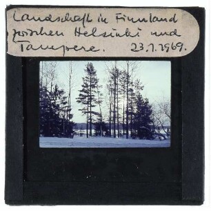 Finnland, Landschaft zwischen Helsinki und Tampere