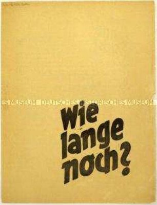 Flugschrift gegen die NSDAP