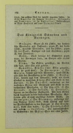 Das Koenigreich Schweden und Norwegen