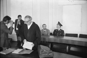 Strafprozess vor dem Landgericht Karlsruhe gegen den internationalen Großbetrüger Wolfgang Schiller