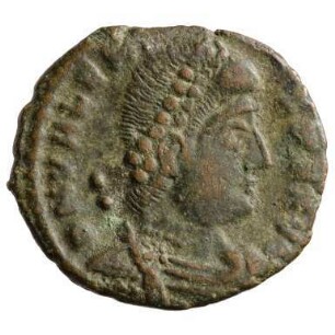 Münze, Aes 3, 364 - 378 n. Chr.