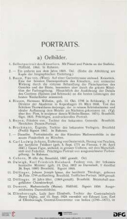 Portraits (Nr. 1-92)