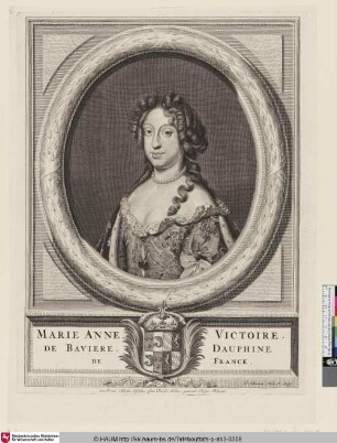 Marie Anne Victoire de Baviere [Porträt Maria Anna Christine, Dauphine von Frankreich]