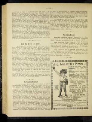Von der Ernte des Todes : [Humborg, Rektor] ; [Wallbaum, Schulrat] ; [Ludwig, Friedr.] ; [Nekrolog]