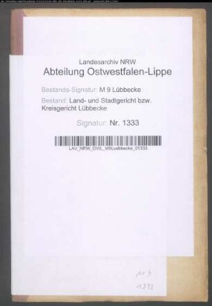 Erblasser: Witte, August Ludwig: