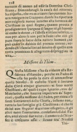 Missione di Yhìm