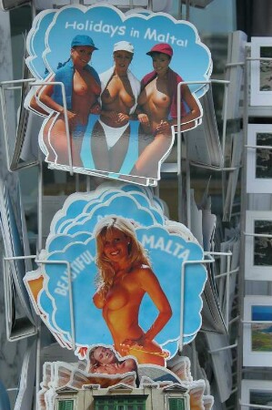 Insel Malta, Porno-Postkarten