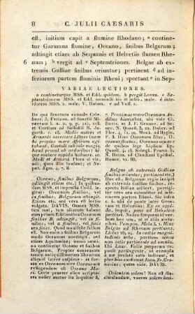 C. Julii Caesaris De Bellis Gallico Et Civili Pompejano Nec Non A. Hirtii Aliorumque De Bellis Alexandrino Africano Et Hispaniensi Commentarii, 1