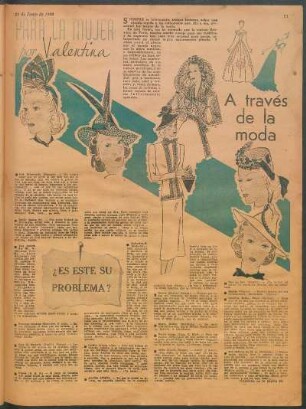 A través de la moda : Para la mujer
