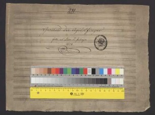 Garibald der Agilolfinger | fato nel Mese di febrajo | 1824. : [Titelbl. von 1] ; [Historisches Aufführungsmaterial der Bayerischen Staatsoper], 1. Partitur