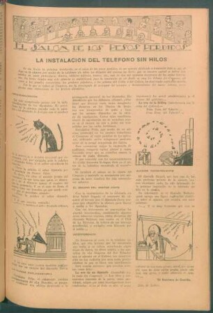 El salón de los pesos perdidos : La instalación del teléfono sin hilos